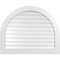 Ekena Millwork Round Top Surface Mount PVC Gable Vent: Functional, w/ 3-1/2"W x 1"P Standard Frame, 42"W x 34"H GVPRT42X3401SF - alternate 1